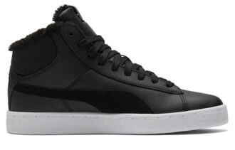 1948 Mid Lfur – Zapatillas de skate informales unisex con forro polar y caña media, color negro