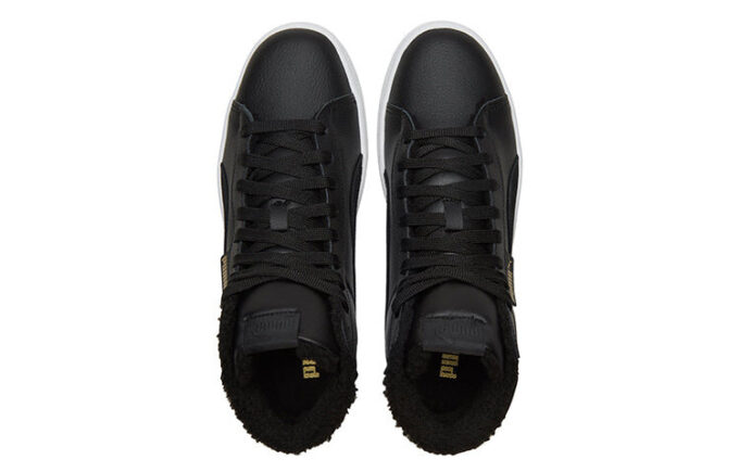1948 Mid Lfur – Zapatillas de skate informales unisex con forro polar y caña media, color negro