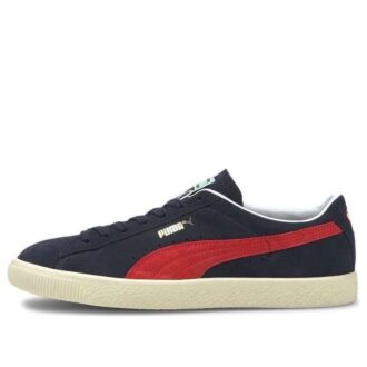 Abrigo de ante vintage “Peacoat High Risk Red”