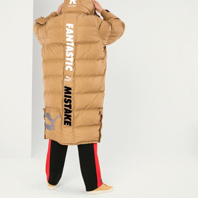 Abrigo de plumas PUMA x Ader Error “bronceado”