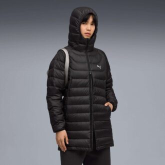 Abrigo largo con capucha para mujer Abrigo largo con capucha para mujer
