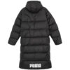 Abrigo largo de plumas oversize “Negro y blanco”