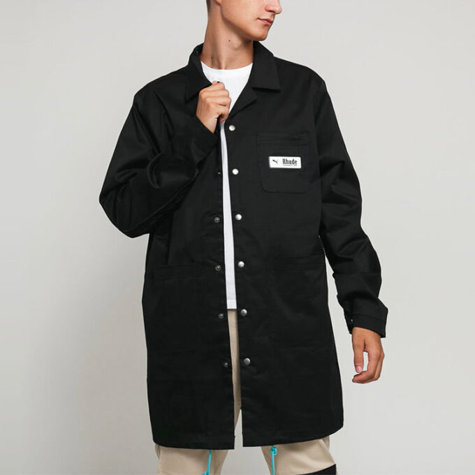 Abrigo PUMA x Rhude “Negro y blanco”