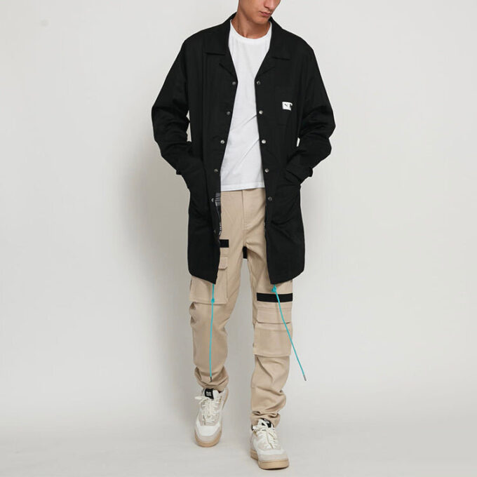 Abrigo PUMA x Rhude “Negro y blanco”
