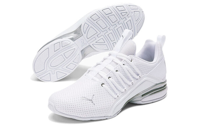 Axelion Perf Wide “Blanco Plata”