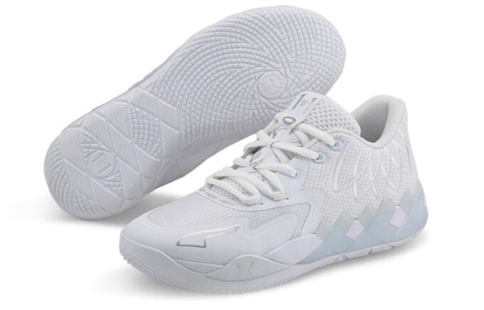 Balón LaMelo bajo MB.01 “Colores del equipo: Triple blanco”