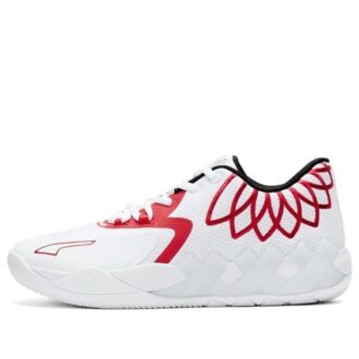 Balón MB.01 Low LaMelo “Colores del equipo: Blanco, Rojo de alto riesgo”