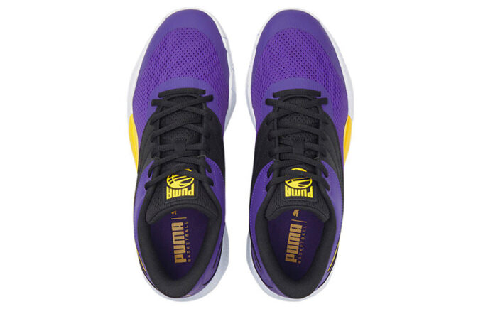 Baloncesto triple “Prisma Violeta Espectro Amarillo”