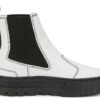 Botas Chelsea Mayze Pop para mujer, color blanco y negro
