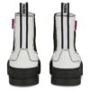 Botas Chelsea Mayze Pop para mujer, color blanco y negro