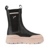 Botas Chelsea Mayze Stack “Cuarzo Rosa Negro” para mujer