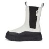 Botas Chelsea Mayze Stack “Gris vaporoso y negro” para mujer