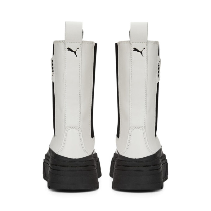 Botas Chelsea Mayze Stack “Gris vaporoso y negro” para mujer