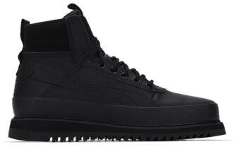 Botas de caña media unisex Desierto V2 WTR de goma, color negro