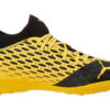 Botas de fútbol Future 5.4 TT negras y amarillas