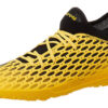 Botas de fútbol Future 5.4 TT negras y amarillas