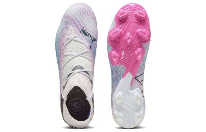 Botas de fútbol Future 7 Ultimate FG/AG “Blanco, Rosa, Negro”