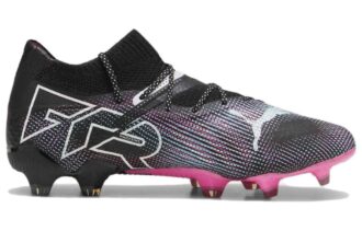 Botas de fútbol Future Ultimate 7 FG AG para mujer, paquete fenomenal, negras