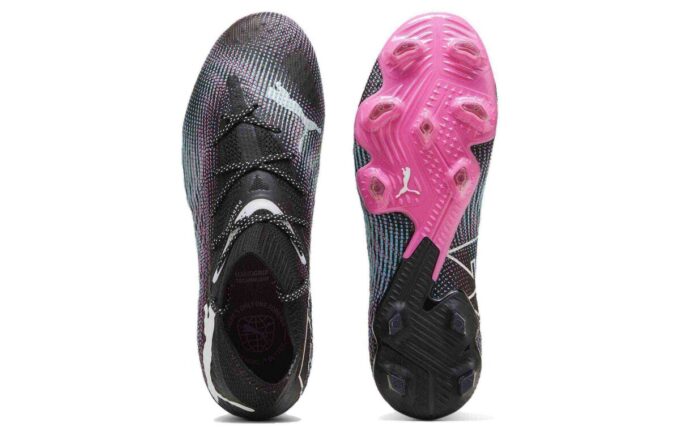Botas de fútbol Future Ultimate 7 FG AG para mujer, paquete fenomenal, negras