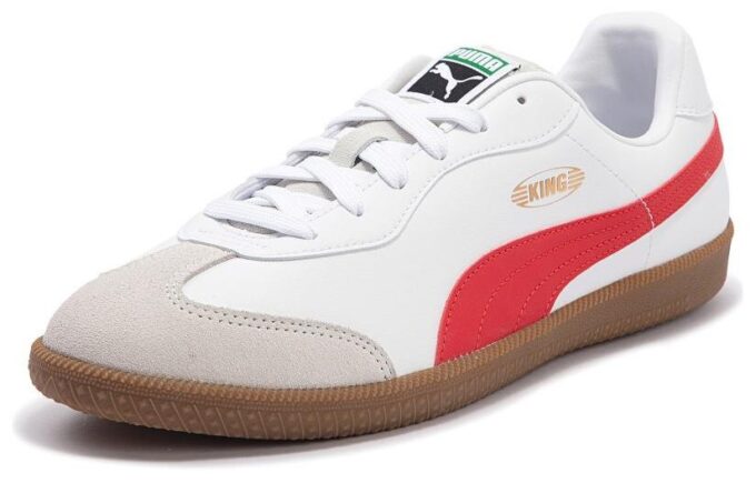 Botas de fútbol KING 21 IT “Blanco Rojo Marrón”