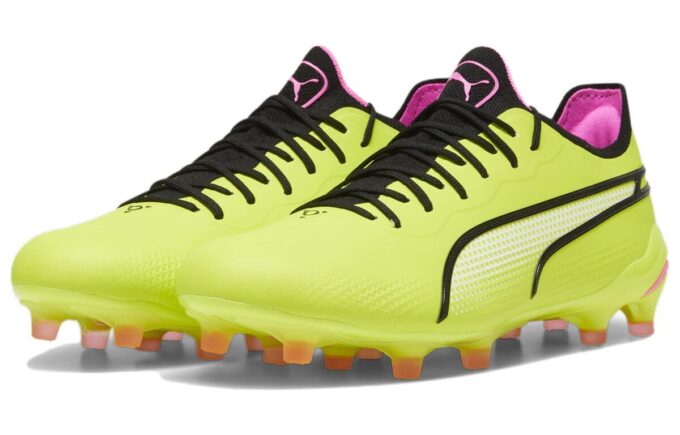 Botas de fútbol King Ultimate FG/AG “Amarillo Solar Negro”