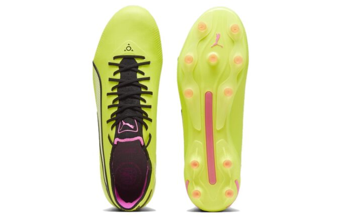Botas de fútbol King Ultimate FG/AG “Amarillo Solar Negro”