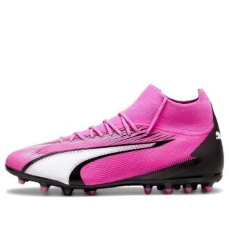 Botas de fútbol Ultra Pro MG “Rosa, Blanco y Negro”