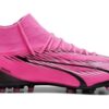 Botas de fútbol Ultra Pro MG “Rosa, Blanco y Negro”