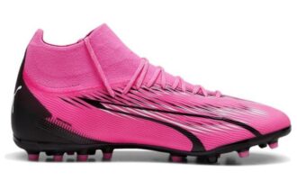 Botas de fútbol Ultra Pro MG “Rosa, Blanco y Negro”