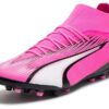 Botas de fútbol Ultra Pro MG “Rosa, Blanco y Negro”