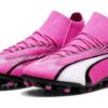 Botas de fútbol Ultra Pro MG “Rosa, Blanco y Negro”