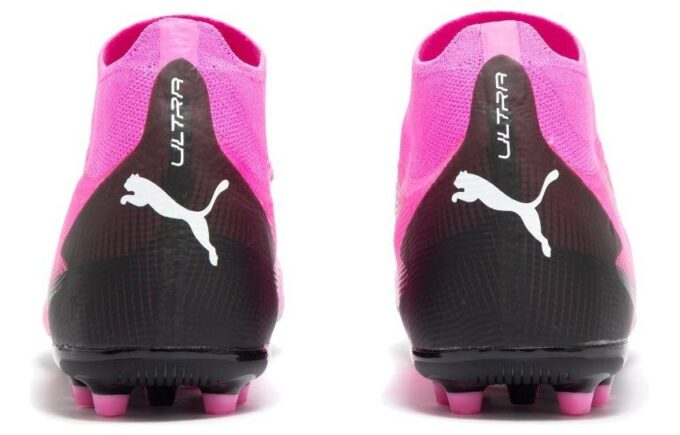 Botas de fútbol Ultra Pro MG “Rosa, Blanco y Negro”