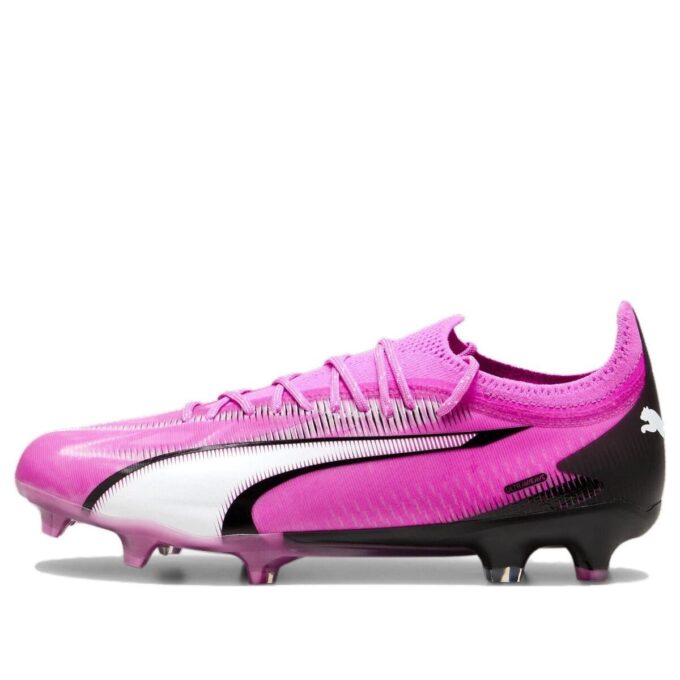 Botas de fútbol Ultra Ultimate FG “Rosa, Blanco y Negro”