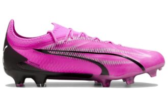 Botas de fútbol Ultra Ultimate FG “Rosa, Blanco y Negro”