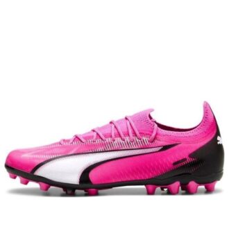 Botas de fútbol Ultra Ultimate MG “Rosa y blanco”