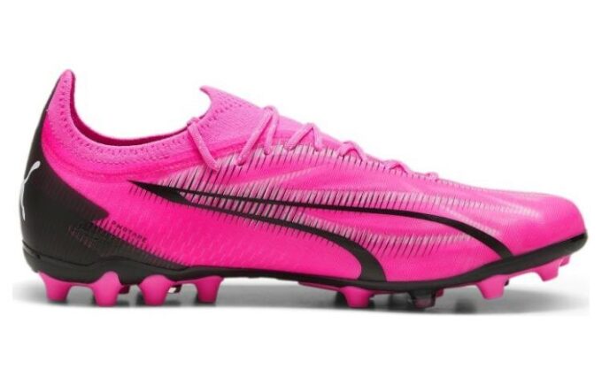 Botas de fútbol Ultra Ultimate MG “Rosa y blanco”