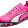 Botas de fútbol Ultra Ultimate MG “Rosa y blanco”