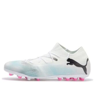 Botas Future 7 Match MG “Blanco, Azul y Rosa”