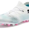 Botas Future 7 Match MG “Blanco, Azul y Rosa”