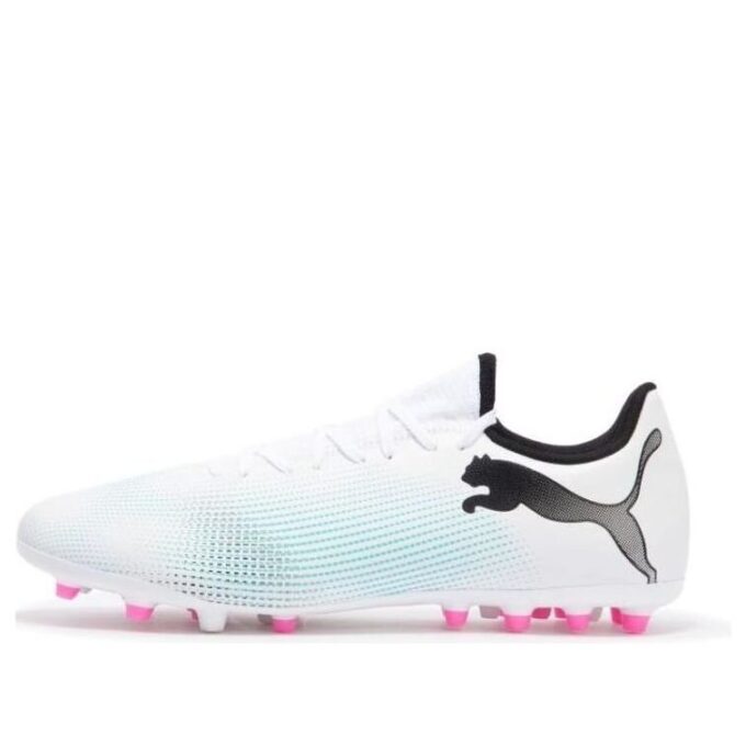 Botas Future 7 Play MG “Blanco, Azul y Rosa”