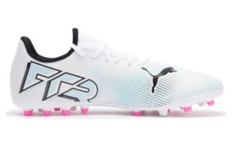 Botas Future 7 Play MG “Blanco, Azul y Rosa”