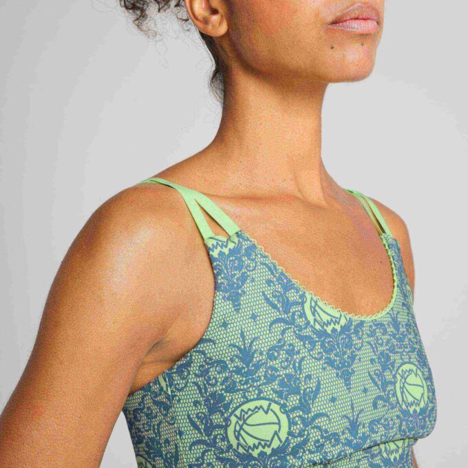 Bralette de alta sujeción LACE EM UP para mujer
