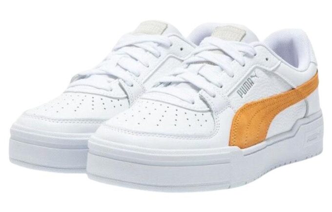 Ca Pro Suede “Blanco Naranja”
