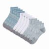 Calcetines de media caña de rizo para mujer (6 pares)