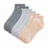Calcetines de media caña de rizo para niños grandes (3 pares)