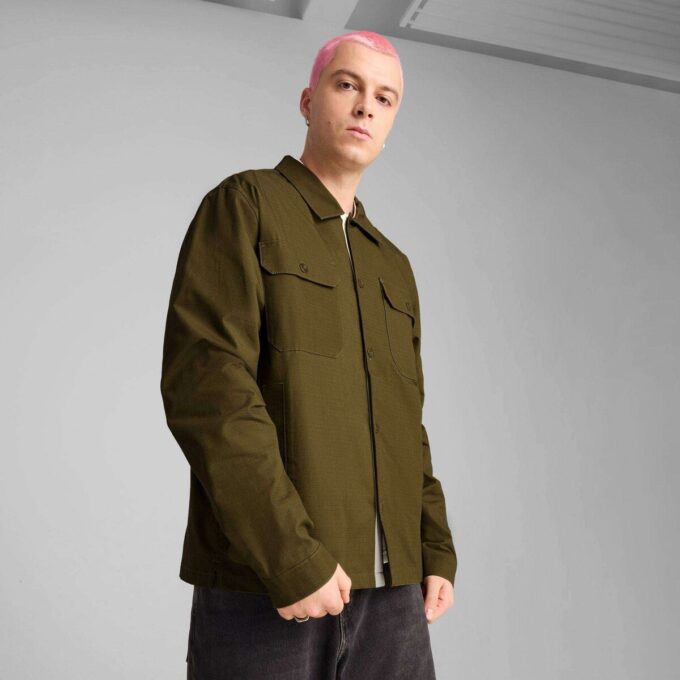Camisa Ripstop para hombre MMQ Camisa Ripstop para hombre MMQ