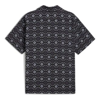 Camisa tejida clásica New Prep AOP “Negra”