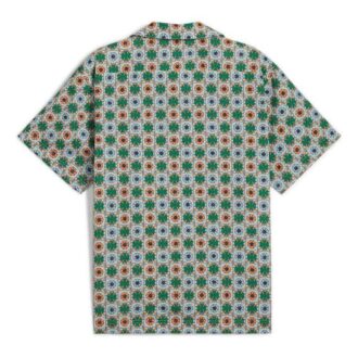Camisa tejida clásica New Prep AOP “Verde”