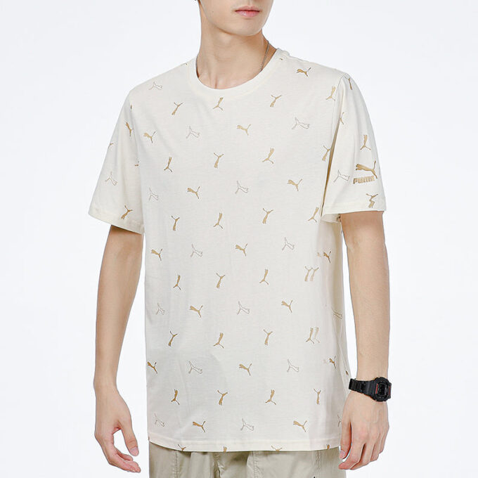 Camiseta AOP con gráficos clásicos de la marca LOVE