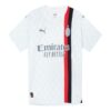 Camiseta auténtica de visitante del ACM con el logotipo “Blanca”
